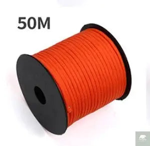 50 M 1 Roll4 Mm 7 Stand Cores Paracord for Survival Parachute Cord Lanyard Camping Climbing Camping Rope Hiking Clothesline Beargoods