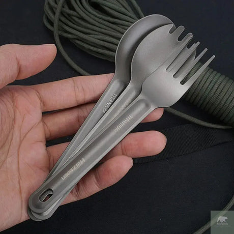 Titanium Outdoor Camping Ultralight Cookware Cutlery Beargoods