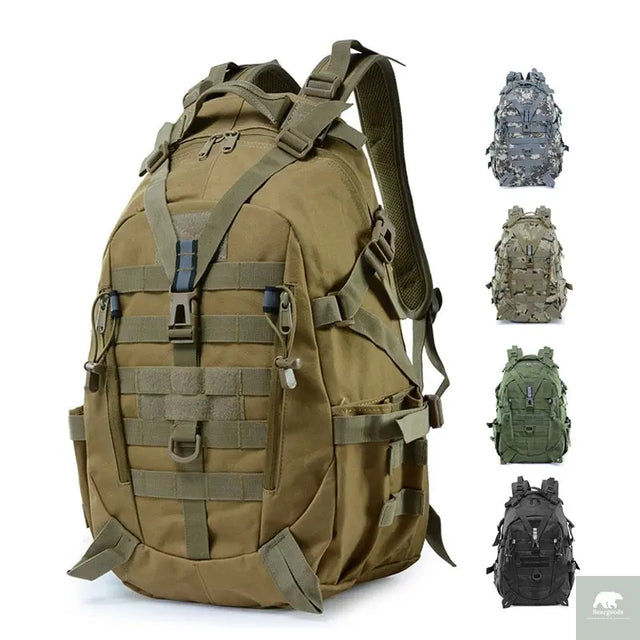 Outdoor Sports Tactics Backpack Men's Large Capacity Waterproof Hiking Backpack Beargoods