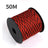 50 M 1 Roll4 Mm 7 Stand Cores Paracord for Survival Parachute Cord Lanyard Camping Climbing Camping Rope Hiking Clothesline Beargoods