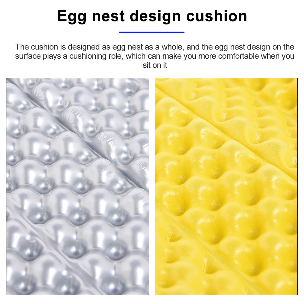 Widesea Outdoor Foldable Mat Seat Ultralight Camping Picnic Pad Waterproof XPE Foam Sitting Cushion Chair Hiking Tourist Beargoods