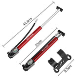 Mini Portable Bicycle Pump with Gauge Beargoods
