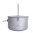 Boundless Voyage Titanium Pot Camping Cookware Hanging Soup Pot with Lid Outdoor Cooking Kit Lightweight Kitchen Ware Tableware Beargoods