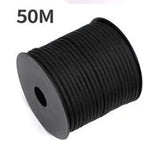 50 M 1 Roll4 Mm 7 Stand Cores Paracord for Survival Parachute Cord Lanyard Camping Climbing Camping Rope Hiking Clothesline Beargoods