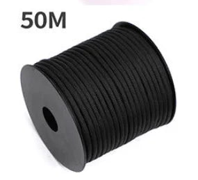 50 M 1 Roll4 Mm 7 Stand Cores Paracord for Survival Parachute Cord Lanyard Camping Climbing Camping Rope Hiking Clothesline Beargoods