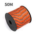 50 M 1 Roll4 Mm 7 Stand Cores Paracord for Survival Parachute Cord Lanyard Camping Climbing Camping Rope Hiking Clothesline Beargoods