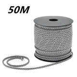 50 M 1 Roll4 Mm 7 Stand Cores Paracord for Survival Parachute Cord Lanyard Camping Climbing Camping Rope Hiking Clothesline Beargoods
