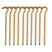 Aluminium Alloy Tent Pegs With Hooks 10pcs Beargoods