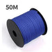 50 M 1 Roll4 Mm 7 Stand Cores Paracord for Survival Parachute Cord Lanyard Camping Climbing Camping Rope Hiking Clothesline Beargoods