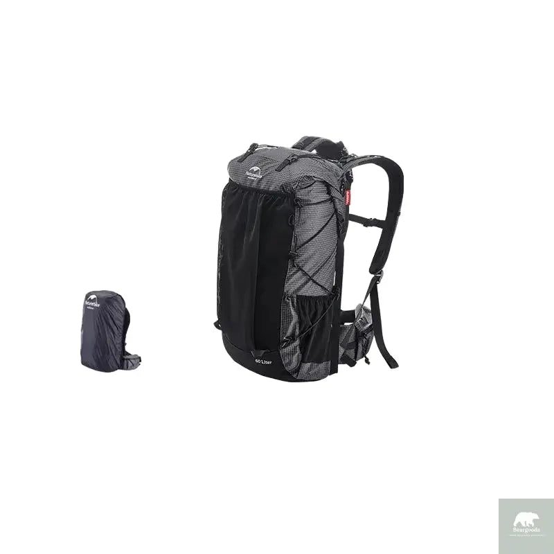 Naturehike Climbing Backpack 60+5L Camping Backpack Travel Bag Large Capacity Military Mountaineering Backpack With Rain Cover Beargoods