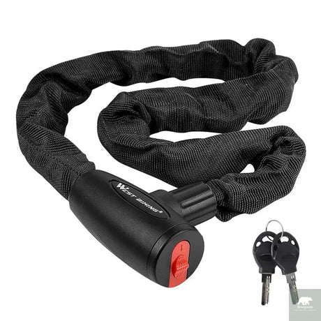 Bicycle Anti-Theft Chain Lock with 2 Keys Beargoods
