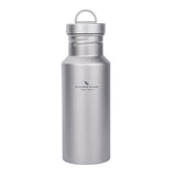 Wide Mouth Titanium Bottle with Lid Leak-Proof Single Layer 400/550/750ML Beargoods