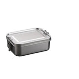 Stainless Steel Bento Box Metal Lunch Box Food Storage Containers with Lockable Clips Lunch Snack Boxes for Work,School Beargoods