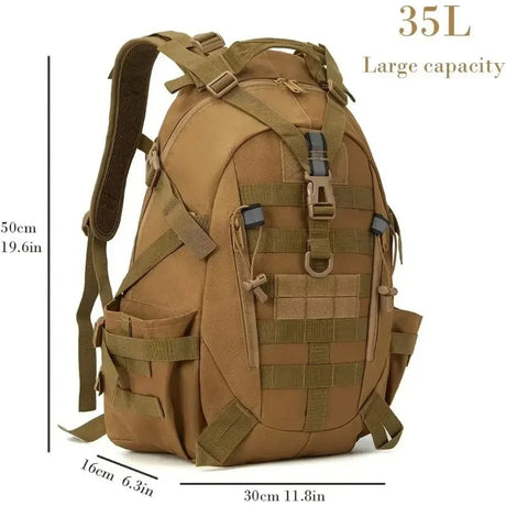 40L Camping Hiking Backpacks Tactical Backpack for Men/women Reflective Outdoor Climbing Rucksack Bag Survival Molle Travel Bags Beargoods