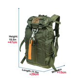 Nylon Waterproof Backpack Climbing Travel Bags Lightweight Hiking Backpacks Outdoor Sport School Bag for Men Women Black Beargoods