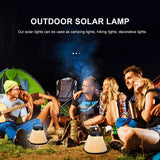 IP68 Portable Lantern Collapsible Camping Light Solar Tent Lighting Outdoor USB Rechargeable Light Waterproof LED Fishing Lamp Beargoods
