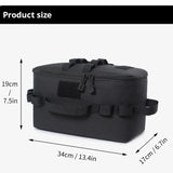 Outdoor Camping Gas Tank Storage Bag Large Capacity Ground Nail Tool Bag Gas Canister Picnic Cookware Utensils Kit Bag Beargoods