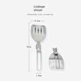 Folding Spatula Spoon Shovel Food Turner Portable 304 StainlessSteel Outdoor Camping BBQ Cooking Tableware Picnic Supplies ﻿ Beargoods