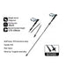 5-Section Carbon Fibre/Aluminium Alloy Folding Stick Beargoods