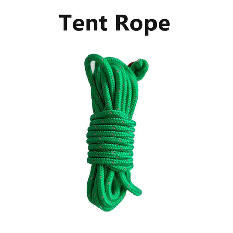 4M Durable Tent Rope Luminous High Reflective Tent Rope with Buckle Multi-Function Sturdy Tent Rope for Outdoor/Beach/Camping Beargoods
