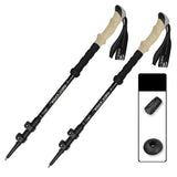2PCS Trekking Poles Walking Sticks Alpenstock Telescopic Ultralight Premium Adjustable with Quick Lock Hiking Cane Beargoods
