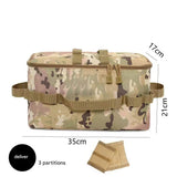 Outdoor Camping Gas Tank Storage Bag Large Capacity Ground Nail Tool Bag Gas Canister Picnic Cookware Utensils Kit Bag Beargoods