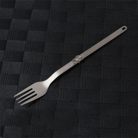 Pure Titanium Cutlery Spoon Fork Folding Outdoor Camping Home Portable Picnic Equipment Backpacking Travel Hiking Tableware Beargoods