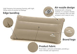 Naturehike Square Inflatable Pillow Outdoor Camping Hiking Ultralight Travel Portable Airplane Folding Pillows Soft Comfortable Beargoods