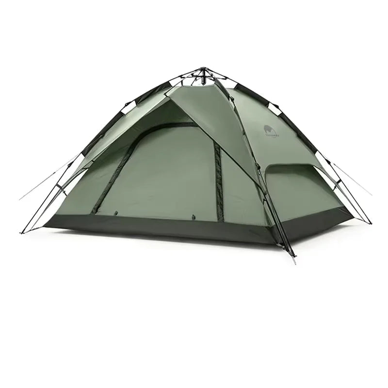 Naturehike One-touch Tent 3-4 Person Travel Family Sun Shelter Portable Automatic Fishing Tent Outdoor Picnic Camping Tent Beargoods