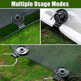 10/20/50100pcs Awning Plastic Clips Outdoor Shade Cloth Net Clip Camping Garden Tool Buildings Fence Net Fix Clamp Awning Hook Beargoods