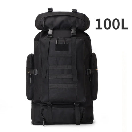 80L/100L  Mountaineering Bag Climb Bag Tactical Backpacks Large Backpack Outdoors Hiking Camping Travel Bags Beargoods