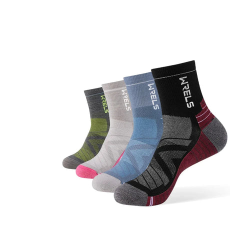 WRELS 1/2/3pairs Merino Wool Socks Thermal Warm Winter High Elastic Thick Hiking Socks Moisture Absorption Wool Sports Socks Beargoods