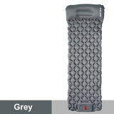 WESTTUNE Camping Inflatable Mattress Ultralight Outdoor Sleeping Pad with Pillow Built-in Pump Air Mat for Backpacking Hiking Beargoods