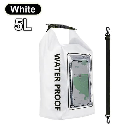2L/5L PVC Swimming Waterproof Bag,Mobile Phone Waterproof Dry Bag for Trekking Drifting Rafting Surfing Boating Storage Bag Beargoods