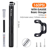 High Pressure Bicycle Pump with Pressure Gauge Beargoods