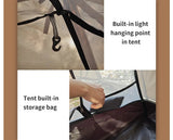 Fireproof 2 Person Winter Tent Hot Tent Waterproof Tunnel Dome Tent with Stove Jack and Snow Skirt for Camping Hiking 4 Season Beargoods