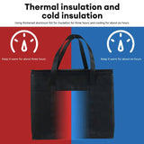 70L Insulated Thermal Cooler Bag Insulation To Keep Cold Large Capacity Portable Lunch Bag Zip Picnic Camping Tin Foil Food Bag Beargoods