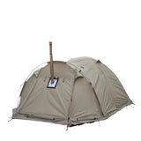 Fireproof 2 Person Winter Tent Hot Tent Waterproof Tunnel Dome Tent with Stove Jack and Snow Skirt for Camping Hiking 4 Season Beargoods