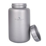 Boundless Voyage Titanium Water Bottle 1050ml Camping Canteen Cycling Sport Drinking Bottle Metal Big Capacity Leak-Proof Flask Beargoods
