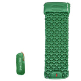 WESTTUNE Camping Inflatable Mattress Ultralight Outdoor Sleeping Pad with Pillow Built-in Pump Air Mat for Backpacking Hiking Beargoods