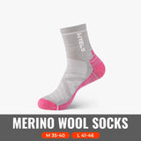 WRELS 1/2/3pairs Merino Wool Socks Thermal Warm Winter High Elastic Thick Hiking Socks Moisture Absorption Wool Sports Socks Beargoods