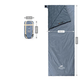 Naturehike LW180 Sleeping Bag Ultralight Cotton Spring Summer Lazy Bag Outdoor Hiking Camping Sleeping Bag Beargoods
