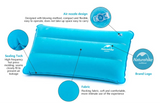 Naturehike Square Inflatable Pillow Outdoor Camping Hiking Ultralight Travel Portable Airplane Folding Pillows Soft Comfortable Beargoods