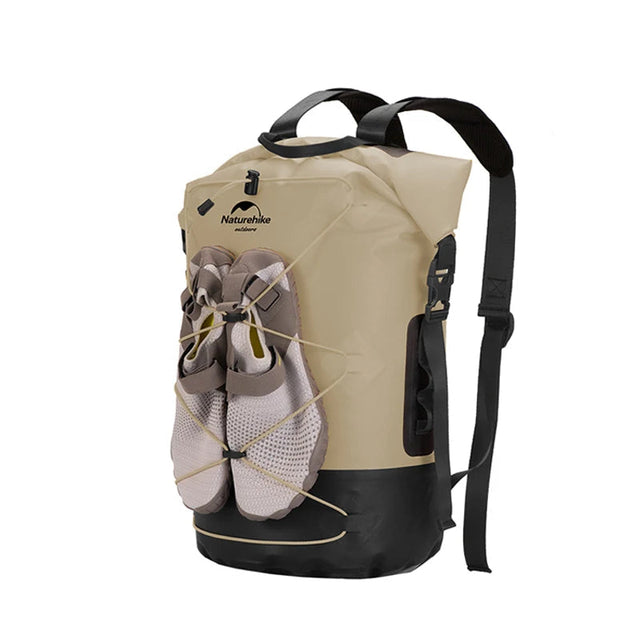 Naturehike Outdoor Waterproof Bag Wet & Dry Separation Outdoor Portable 20-40L Large Capacity Trail Bags Diving Backpack Beargoods
