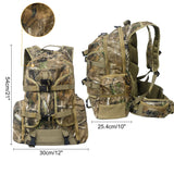 WESTTUNE Man Strategic Tactical Backpack Outdoor Waterproof Camping Hunting Sport Bag Hunting Backpack for Rifle Bow Gun Beargoods