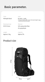 Naturehike 70L Hiking Backpack with Rain Cover Multifunctional Mountaineering Bag Outdoor Rucksack for Travel Trekking Camping Beargoods