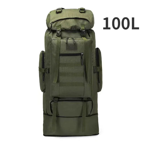 80L/100L  Mountaineering Bag Climb Bag Tactical Backpacks Large Backpack Outdoors Hiking Camping Travel Bags Beargoods