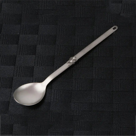 Pure Titanium Cutlery Spoon Fork Folding Outdoor Camping Home Portable Picnic Equipment Backpacking Travel Hiking Tableware Beargoods