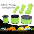 5M/10M/20M/50M Reflective Tent Rope Guylines Nylon Tent Line Cord Rescue Umbrella Paracord Rope Camping Hiking Tent Accessories Beargoods