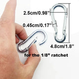4mm Camping Tent Tie Down Rope Tightener Fastening Pulley Ratchet Hangers Awning Rope Hook Canopy Buckle Rope Tightening Tool Beargoods